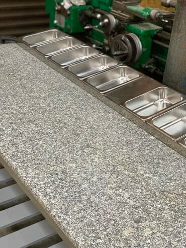 для кафе ресторанов: Стол для пиццы с мраморной столешницей — 7