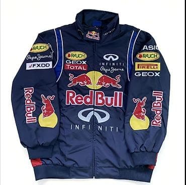 Куртка Red Bull Racing Infiniti Team - Темно-синяя командная куртка с at lalafo.kg Куртка Red Bull Racing Infiniti Team - Темно-синяя командная куртка с