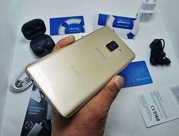 Samsung Galaxy A8 Plus, Б/у, 32 ГБ, цвет - Золотой, 2 SIM at lalafo.kg Samsung Galaxy A8 Plus, Б/у, 32 ГБ, цвет - Золотой, 2 SIM
