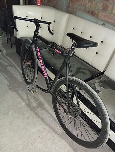 фикс tsunami: Шоссейный велосипед, Tsunami, Рама M (156 - 178 см), Б/у — 4