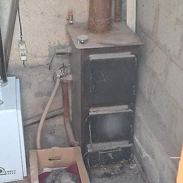 конвектор газовый: Газовый напольный котёл «Гефест» с дымоходом Описание: - Напольный — 4