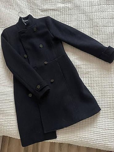 casio duro: Пальто, Классика, Осень-весна, По колено, Приталенная модель, S — 1