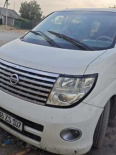 бампер машины: Nissan Elgrand: 2006 г., 3.5 л, Автомат, Газ, Минивэн — 3