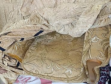 Түз дивандар: Классический трехместный диван с чехлом - Размер: ориентировочно — 3