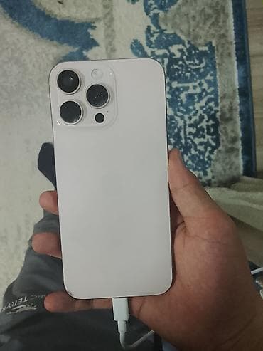 dynamic: IPhone 16 Pro Max, Б/у, 1 ТБ, Белый, Кабель, 100 % — 6