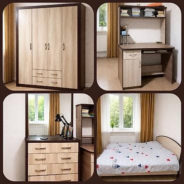 мебель столы письменные: Гарнитур мебели для спальни/детской в современном стиле, цвет — 1