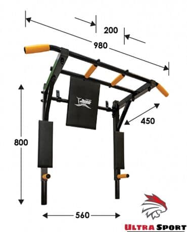 купить турник для дома: Турник, 3 в 1, Настенный, Новый, Самовывоз, Платная доставка — 5