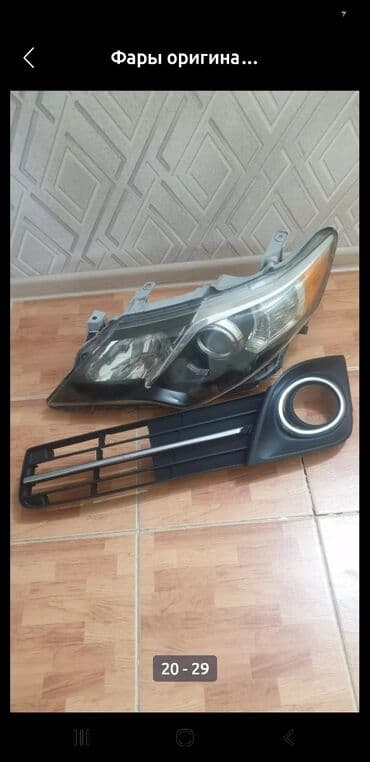 купить камри 70 в бишкеке: Комплект передних фар Toyota 2012 г., Б/у, Оригинал, Япония — 5