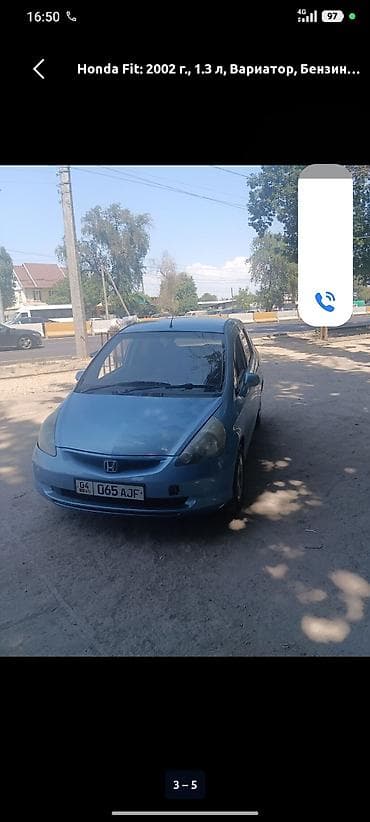 fit 2012: Honda Fit: 2002 г., 1.3 л, Вариатор, Бензин, Хэтчбэк — 3