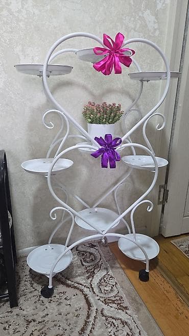 Полки, стеллажи: Полка, этажерка для цветов, Новый, Железо, Самовывоз — 9