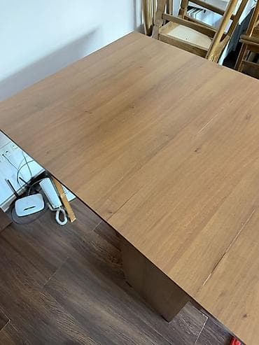 coffee table: Стол трансформер Для кухни, Стол-книжка, цвет - Коричневый — 8