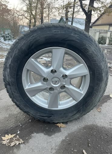 диск на gx470: Колеса в сборе 285 / 60 / R 18, Зима, Б/у, Комплект, Внедорожные (АТ/МТ), Литые, отверстий - 6 — 1