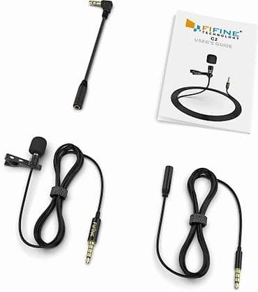 Микрофон для компьютера и для телефона 
Fifine C2 Black