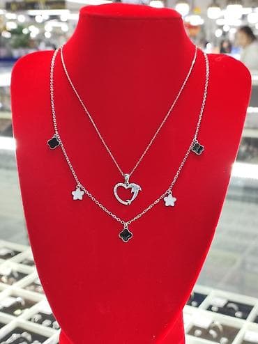 Серебряные Колье Дизайн Италия Серебро 925 пробы Длина 45 см Цена