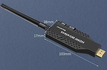 Техника и электроника: Беспроводной HDMI‑удлинитель 100 м Комплект передатчик (TX) + — 3