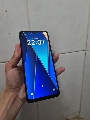 ми 7 телефон: Poco C71, Б/у, 128 ГБ, цвет - Черный, 2 SIM — 3