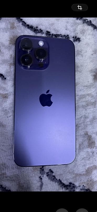 apple watch 9 45mm: IPhone 14 Pro, Б/у, 256 ГБ, Deep Purple, Кабель, 79 % — 1