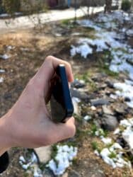 мобилдик телефон: IPhone 13, Б/у, 128 ГБ, Midnight, Кабель, Коробка, Чехол, 78 % — 6