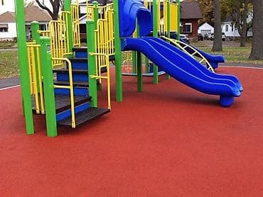 Бесшовное резиновое покрытие для детских и спортивных площадок, дворов