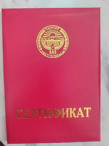 часы бен 10: Сертификат (Кыргызская Республика) - Формат: горизонтальная папка с — 1