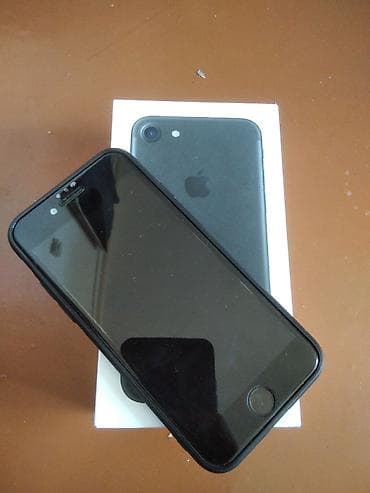 IPhone 7, Черный, Защитное стекло — 1
