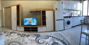 квартиры посуточно в бишкеке в районе филармонии: 2 комнаты, Круглосуточное заселение, Домофон, Постельное белье — 5