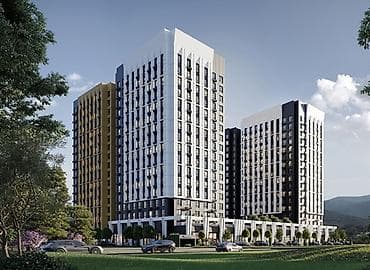 Квартиры: 1 комната, 45 м², Элитка, 17 этаж, Готовая ПСО (под самоотделку) — 2