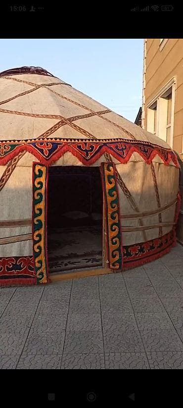 Спорт и хобби: Юрта традиционная киргизская, разборная, с полной внутренней отделкой — 2