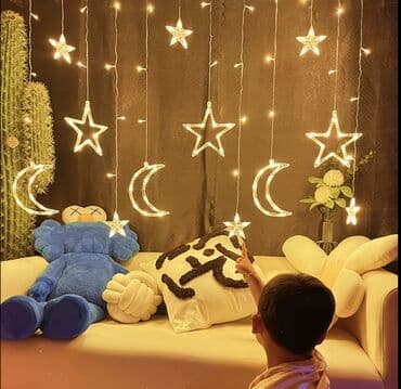 штора гирлянда: Новогодняя светодиодная штора‑гирлянда с USB питанием 3X3🎉 При — 6