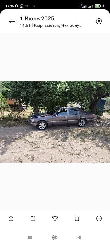 Mercedes-Benz W124: 1991 г., 2.6 л, Кол менен иштөөчү, Бензин, Седан — 3