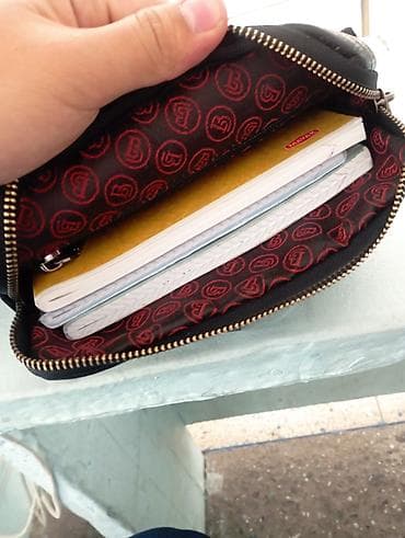 sling bag: Мужская сумка БУТУН через плечо (слинг/кросс-боди) - Материал: черная — 2