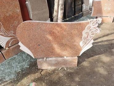 мраморный панель: Памятники и ограды для захоронений. - Памятник в форме сердца — 20