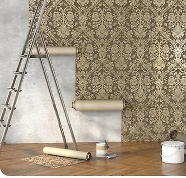 Обой чаптайбыз,жидкий обой кылабыз.плинтус стенный. Краска