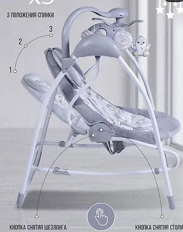 продаю качеля: Электрокачели 2 в 1 Sweet Baby Pure Pinguino - Для малышей 0–6 — 6
