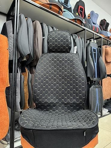 авто сидение: Чехлы Велюровые, цвет - Черный — 3