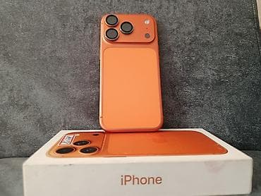 iphone китай: IPhone 17 Pro, Б/у, 256 ГБ, Оранжевый, Коробка, 100 % — 3