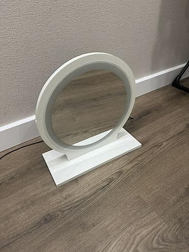 Хозтовары: Косметическое зеркало с подсветкой - Размер 30х30 - Круглая форма на — 2