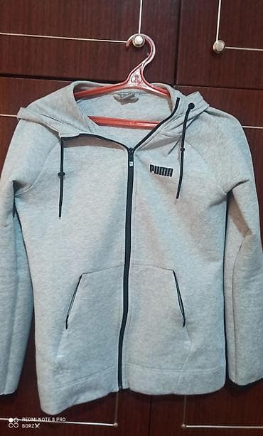 Толстовки: Мужская толстовка, S, Puma, Новый, цвет - Серый — 1
