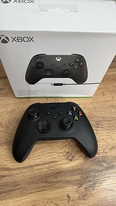 ps v: Геймпад Xbox Wireless Controller (черный) + кабель USB Состояние — 1