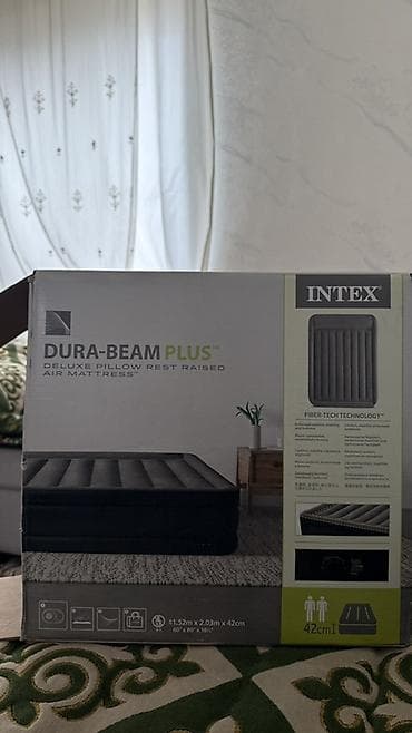 Матрасы: Надувной матрас, Двуспальный, Intex, длина - 203 см — 4