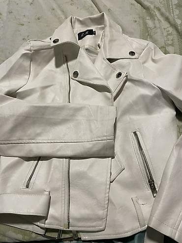 Мужская обувь: Кожаная куртка, Косуха, Экокожа, С капюшоном, Все размеры — 1