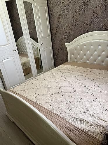 квартира в районе дордой: 3 комнаты, С мебелью полностью — 9
