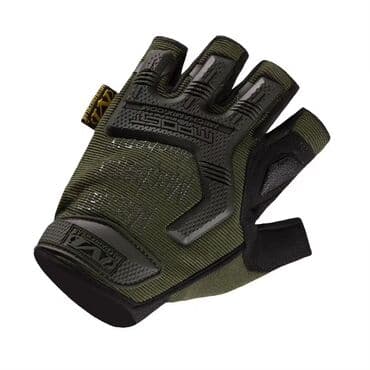 forward apache: Перчатки беспалые Mechanix M-Pact Fingerless Gloves в цвете олива — 5