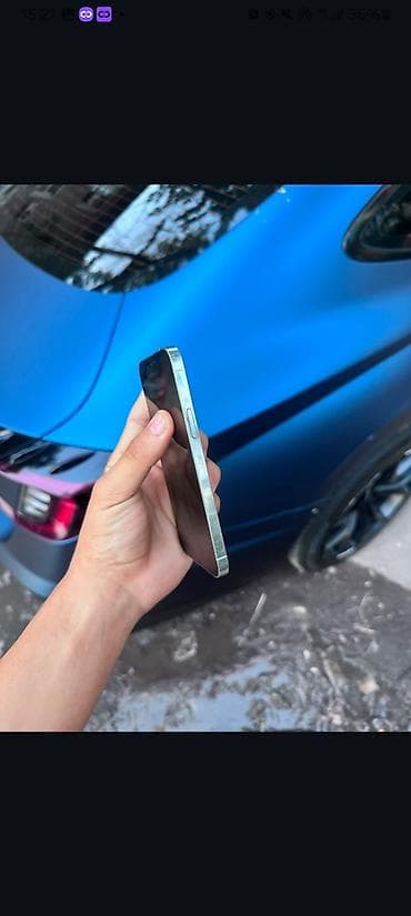 google 7 pro: IPhone 12 Pro, Б/у, 256 ГБ, Sierra Blue, Кабель, 75 % — 6