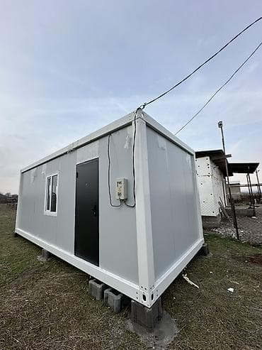 модульные контейнера: Бытовой модуль/контейнер на базе металлокаркаса - Размер — 4