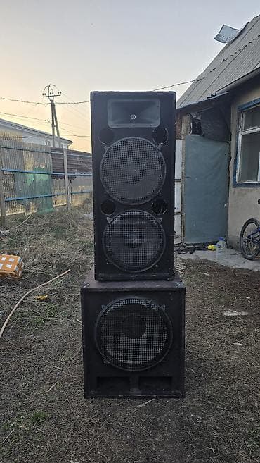 Микрофоны: Калонкалар сатылат 1штук 18дюм калонка. Динамик Paudio 1500ват — 7