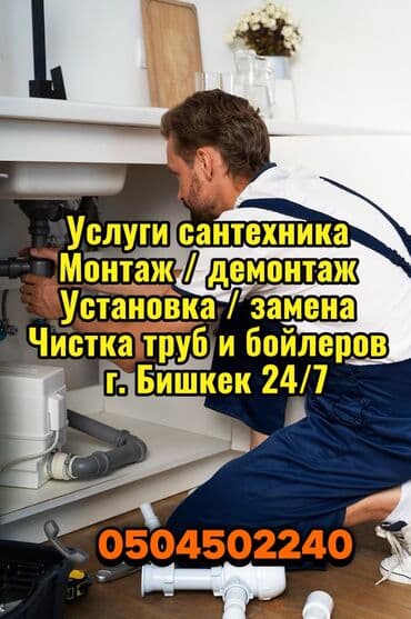 комнатные растения в бишкеке купить цена оптом и в розницу: Сантехник бишкек Услуги сантехника Муж на час Чистка канализации — 1