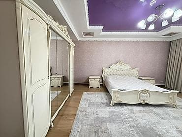 пододеяльник бишкек: Уктоочу бөлмө гарнитуру, Эки кишилик керебет, МДФ, түсү - Саргыч боз — 1