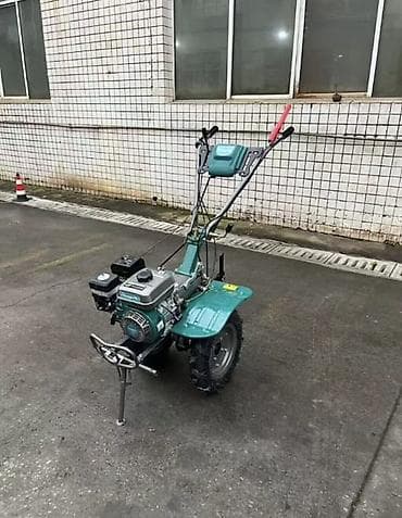 опрыскиватель садовый бензиновый: Мотоблок бензиновый, колесный бирюзового цвета — 3