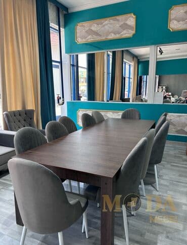 Стол трансформер: 300/120 Стулья: Трон Стиль стола :лофт Вид